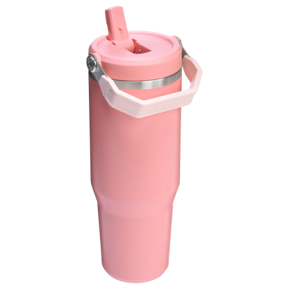The IceFlow™ Flip Straw Tumbler | 30 OZ Pembe