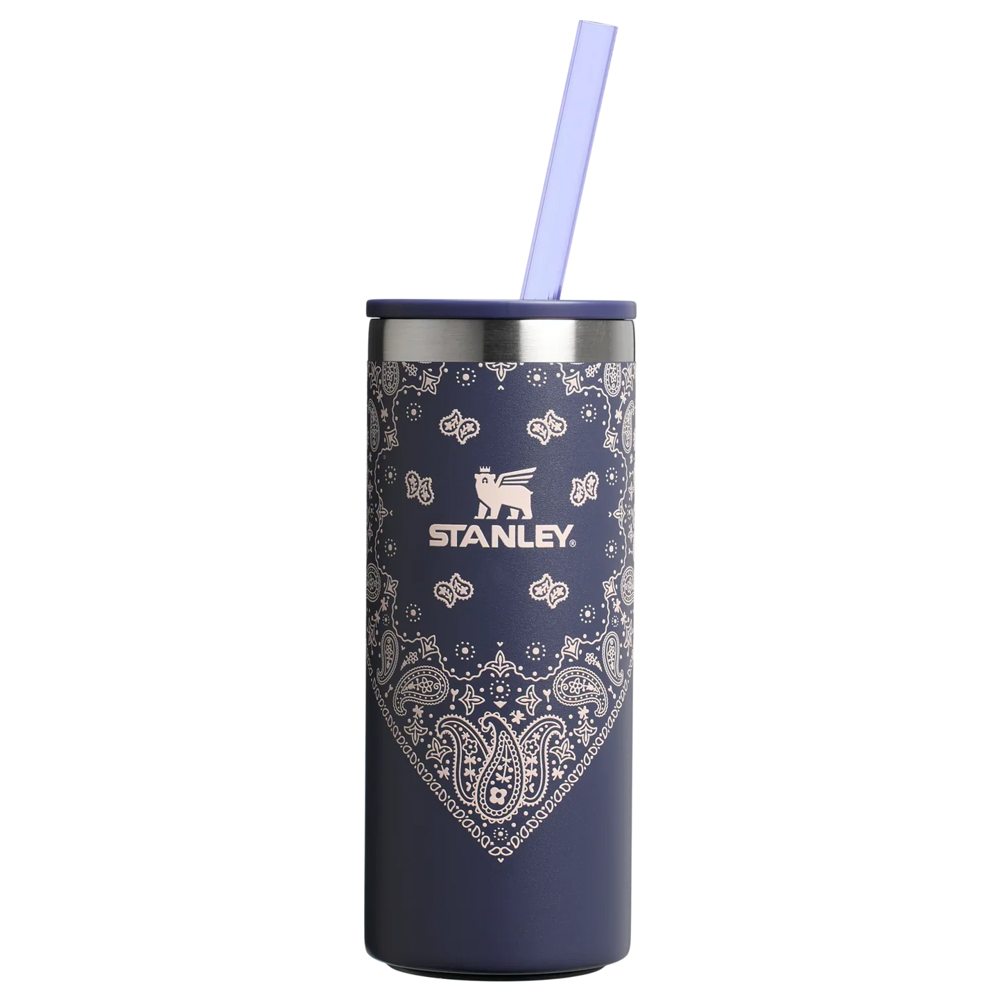 The Everyday Slim Can Cooler Cup | 10 OZ Blue Corn Paisley