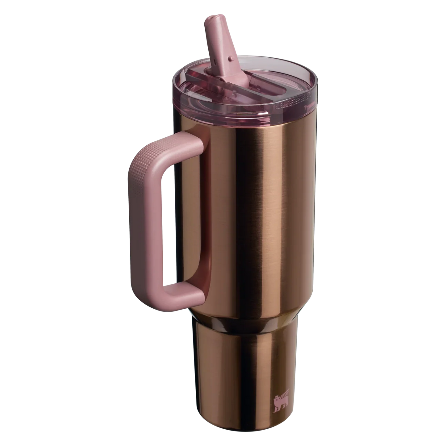 The Quencher ProTour Flip Straw Tumbler | 40 OZ Polished Rose Gold